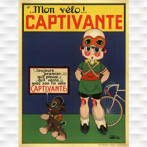 Plakat rowerowy Captivante