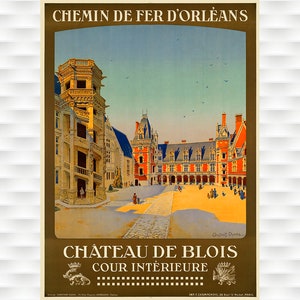 Orleans France Travel Poster