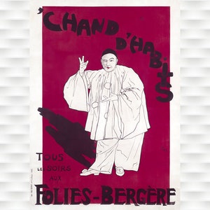 Follies-Bergere Vintage Poster by PAL
