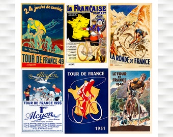 Tour de France 1977 Campagnolo Super Record Colnago vintage A4 poster Tour de France 1977 Campagnolo Super Record Colnago vintage A4 poster