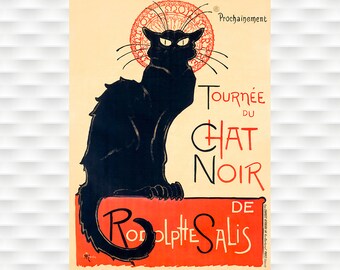 Le Chat Noir Classic Art Nouveau Poster - Etsy