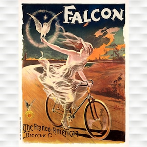 Falcon Vintage Bicycle Poster by PAL