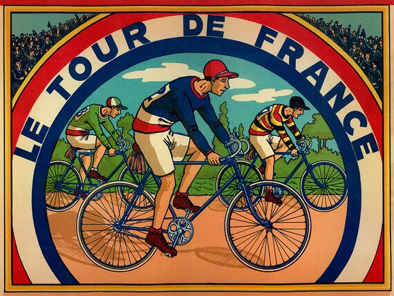 La Ronde De France Vintage Poster By Ordner 1928 French Fine Art - Foto 6