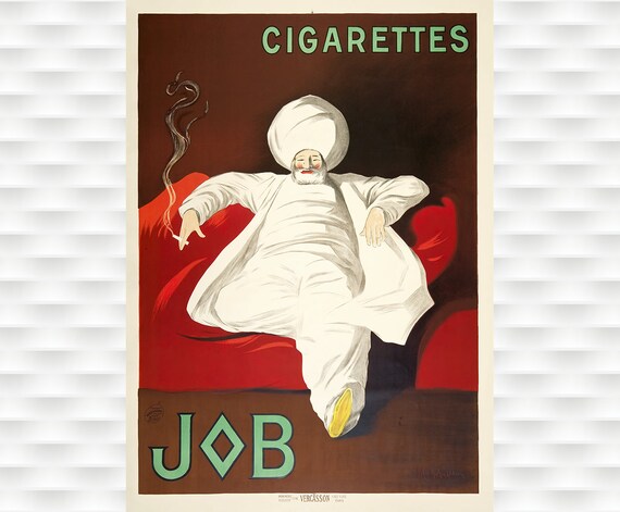 Job Cigarette Papers Poster Prints - Cappiello Poster