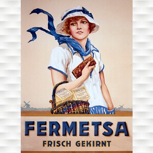 Fermetsa German Margarine Poster