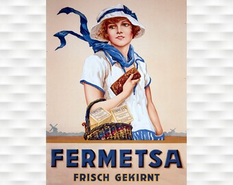 Fermetsa German Margarine Poster