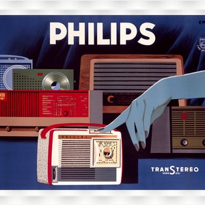Phillips Radio Vintage Poster