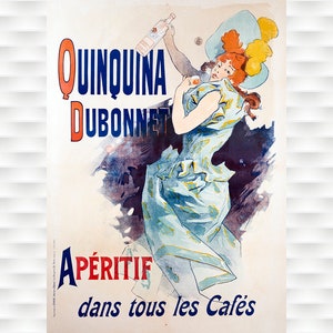 Quinquina Dubonnet Poster - by Jules Cheret