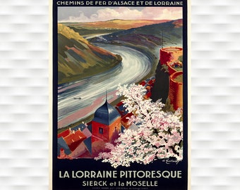 La Lorraine France Travel Poster See France Poster Travel Gift Birthday Gift