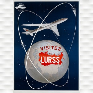 Visit Russia Vintage Travel Poster