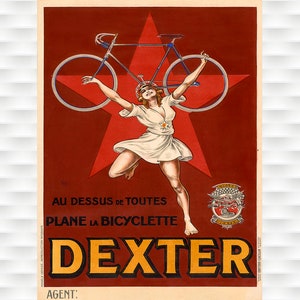 Póster de la bicicleta de Dexter de Mich