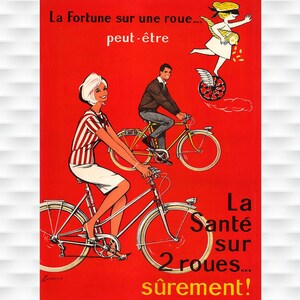 La Sante Vintage Bicycle Poster