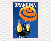 Orangina - Vintage Poster Prints by Villemot - Etsy