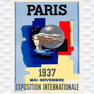 1937 Paris Exposition Poster