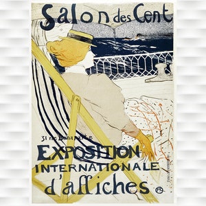 Salon des Cent Poster - Toulouse-Lautrec