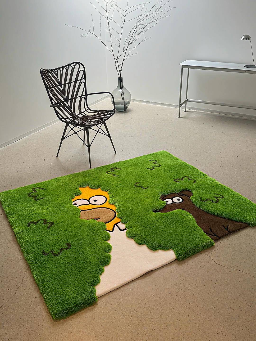Homer simpson rug - Etsy 日本