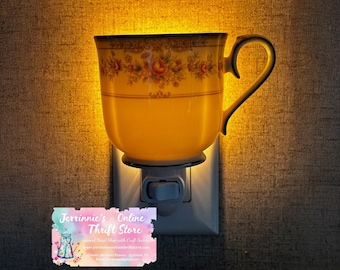 Noritake Shenandoah Handcrafted Teacup Night Light Set