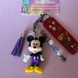 Mickey Mouse Handmade Mini Tumbler Keychain afbeelding 1