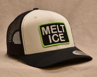 MELT ICE Trucker Hat | Statement Snapback Baseball Cap, Activist Apparel, Unisex