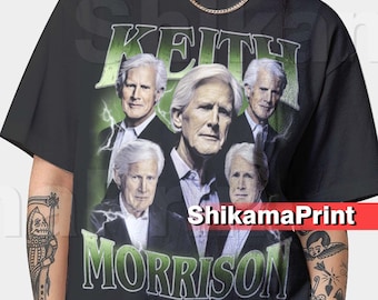 Camiseta de fan de Keith Morrison, camiseta gráfica de periodista icónico, camiseta unisex de crímenes reales