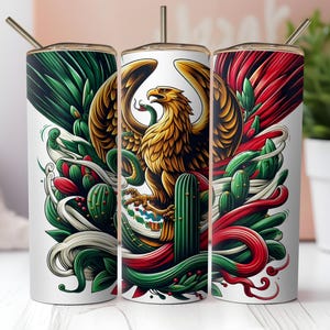 Mexican Tumbler Wrap PNG, Mexican Men Sublimation Design, 20oz Skinny Flag Tumbler PNG, Digital Download Cup Wrap