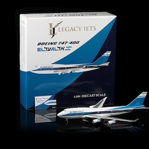 Legacy Jets EL AL Boeing 747-400 &quot;90&#39;s livery&quot; 4X-ELA 1:200 Scale Diecast Model