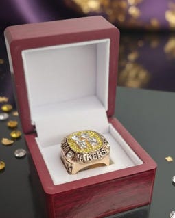 NBA CHAMPION 2000-2002 チャンピオンリング Los Angeles Lakers 2002