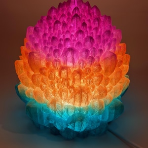 Crystal Night Light - Lamp Decoration - Bedroom Ambient Lighting - Desk Lamp - Color Changing