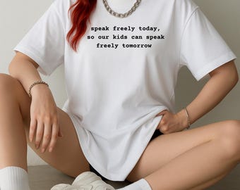 T-shirt pour la liberté d'expression : protestez contre la censure, soutenez Jimmy Kimmel