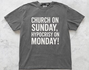 T-shirt de déclaration politique : hypocrisie républicaine, tenue militante