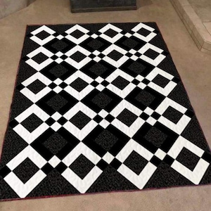 Diamond Delight Quilt Pattern: Easy DIY Project (PDF Download)