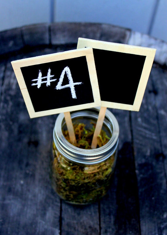 Items similar to Chalkboard Table Signs, Set of 6 on Etsy