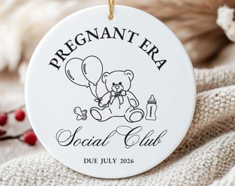 Addobbo natalizio personalizzato per la nascita del bambino, annuncio di gravidanza personalizzato, annuncio per i nonni, addobbo natalizio per la nascita del bambino, annuncio di nascita