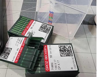 10 PCS Size 180/24 135X17 DPX17 Groz-beckert Industrial Chromium