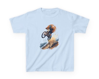 Kids Tee, Rad Mountain Bike Tshirt, Cool Kids Shirt, Christmas Gift, Birthday Tee, Bike Lover Gift, Kids Clothing
