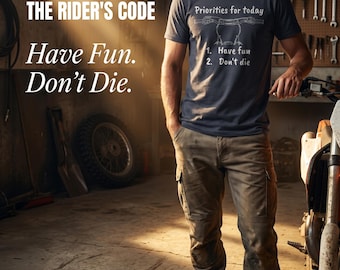 Maglietta / T-shirt da motociclista "Have Fun Don't Die"