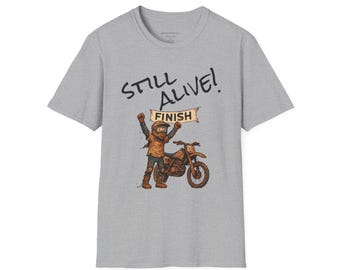 Motocross-t-shirt med dragkedja