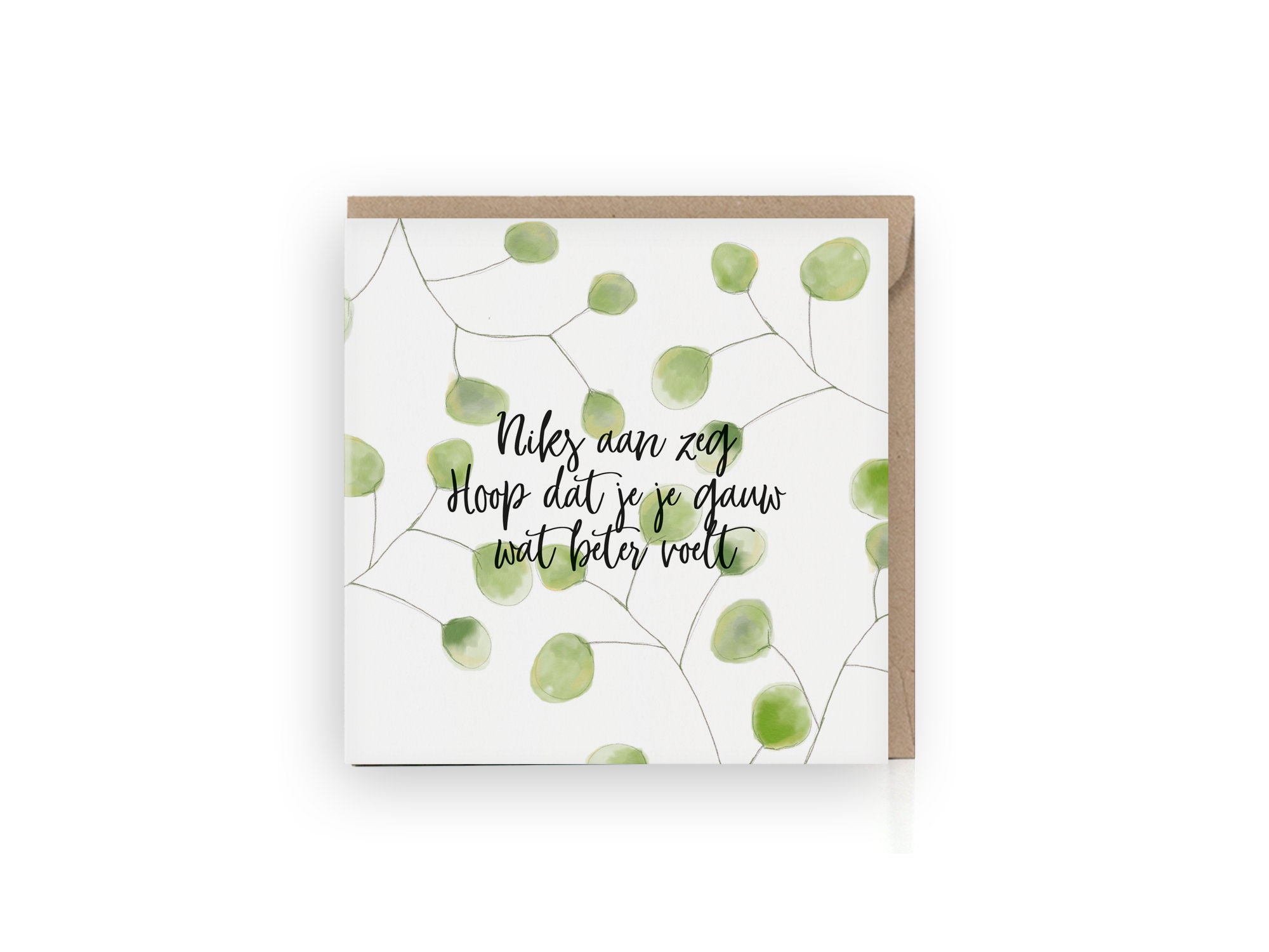 Feel Better Soon Get Well Card Greeting Card Hope You Feel - Etsy