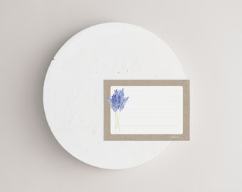 Lavender Mailing Labels: Floral Address Stickers, 3x4&quot; (Set of 12)