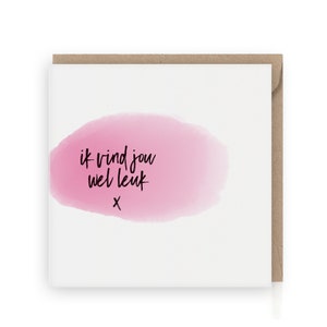 Turns out I really like you, Love Cards, Sweet Valentines Card for boyfriend, girlfriend, funny valentines, for her, him, husband, wife, BFF Dutch (NL)