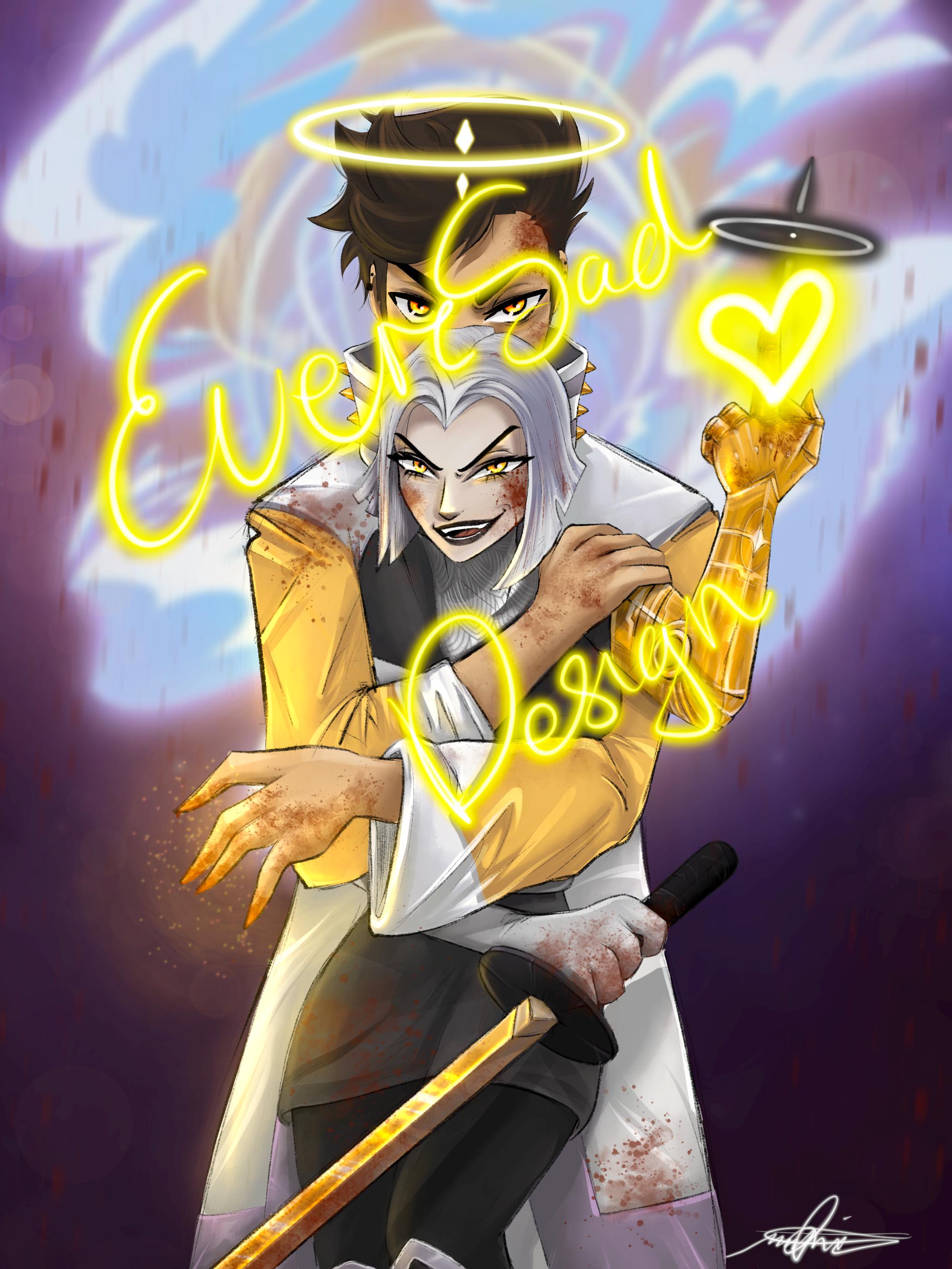 Hazbin Hotel Adam X Lute - Etsy