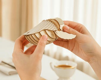 手回し式クジラオルゴール - 木製空飛ぶクジラの置物 - Etsy 日本