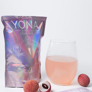 YONA Wellness Tea Blend | Daily Wellness Drink | Gut Health Focus Appetite Support | Feminine Self Care Supplement Yerba Mate Instant Tea