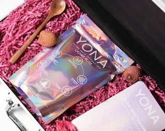 YONA Wellness Tea Blend | Daily Wellness Drink | Gut Health Focus Appetite Support | Feminine Self Care Supplement Yerba Mate Instant Tea