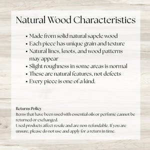 Wood Mountain Diffuser - Massivholz Aroma Diffuser Block, Natürlicher Duftölhalter, Alpine Spitze Wohnkultur Geschenk Bild 15