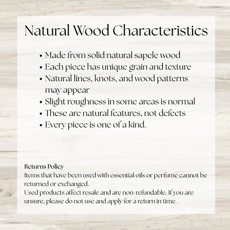 Wood Mountain Diffuser - Massivholz Aroma Diffuser Block, Natürlicher Duftölhalter, Alpine Spitze Wohnkultur Geschenk Bild 15