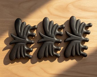 Reiner Kräuter-Kopfhautmassage-Kamm, botanischer handgefertigter Haarkamm zum Stressabbau, natürliches aromatisches Kopfmassagegerät, Wellness-Geschenk auf pflanzlicher Basis