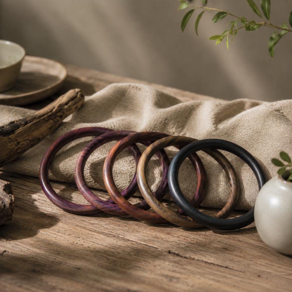 Wood bangle - Etsy 日本