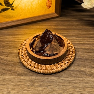 Wood Mountain Diffuser - Massivholz Aroma Diffuser Block, Natürlicher Duftölhalter, Alpine Spitze Wohnkultur Geschenk Bild 12