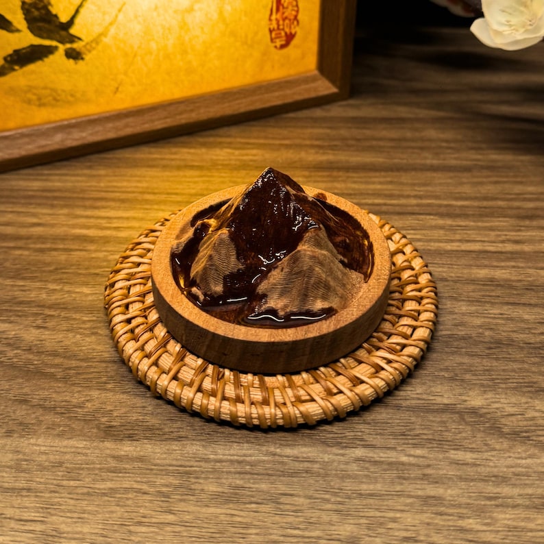 Wood Mountain Diffuser - Massivholz Aroma Diffuser Block, Natürlicher Duftölhalter, Alpine Spitze Wohnkultur Geschenk Bild 12